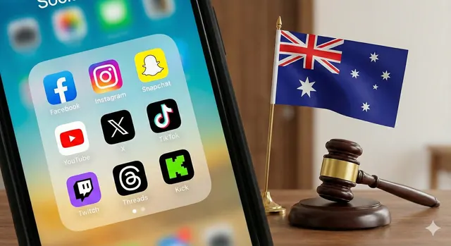 Aplicativos de redes sociais em tela de smartphone