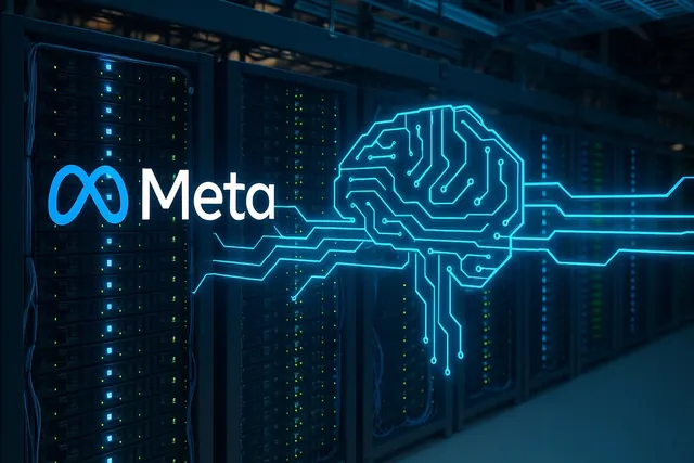 Identidade da Meta associada à infraestrutura de inteligência artificial